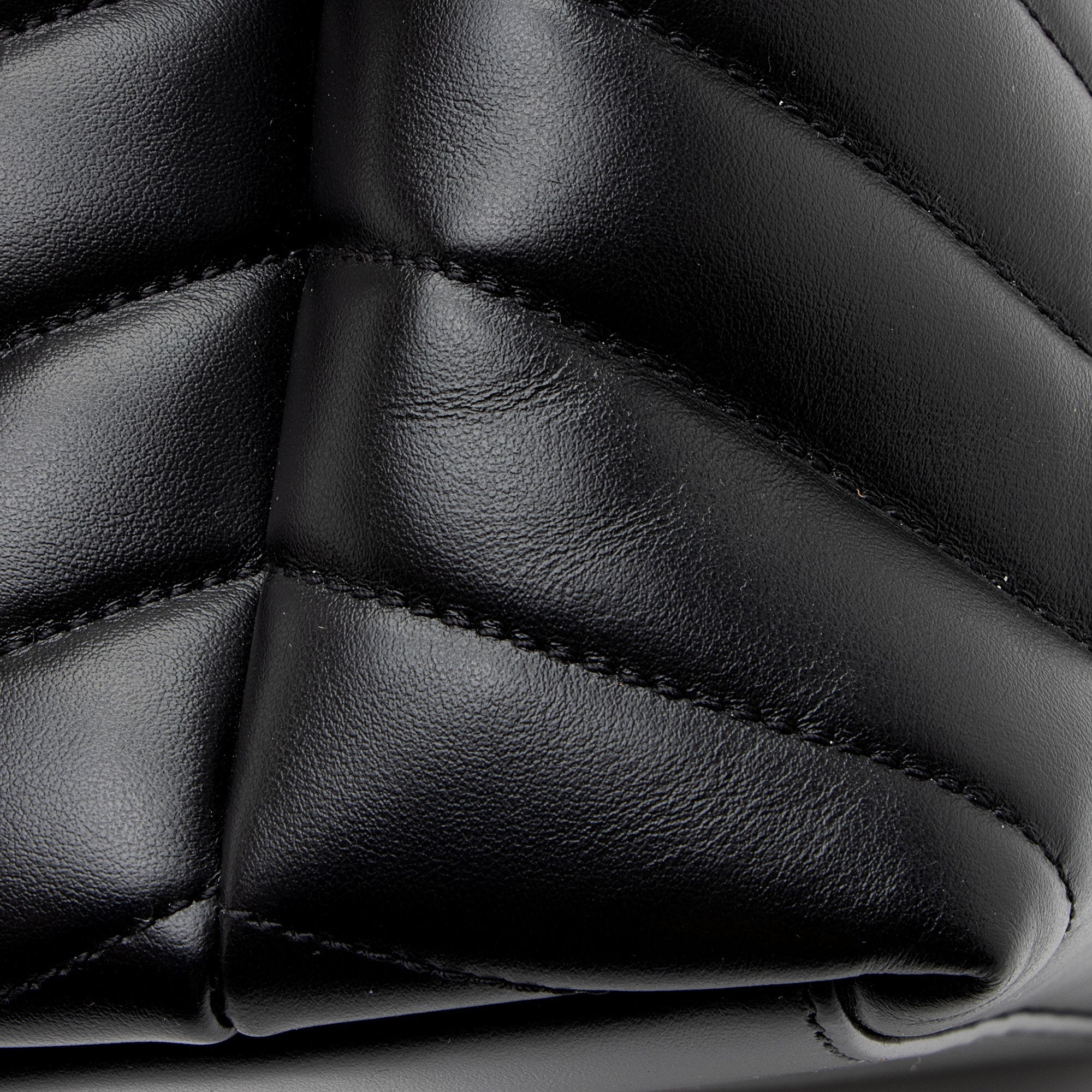 Saint Laurent Matelasse Calfskin Monogram LouLou Chain Medium Shoulder Bag
