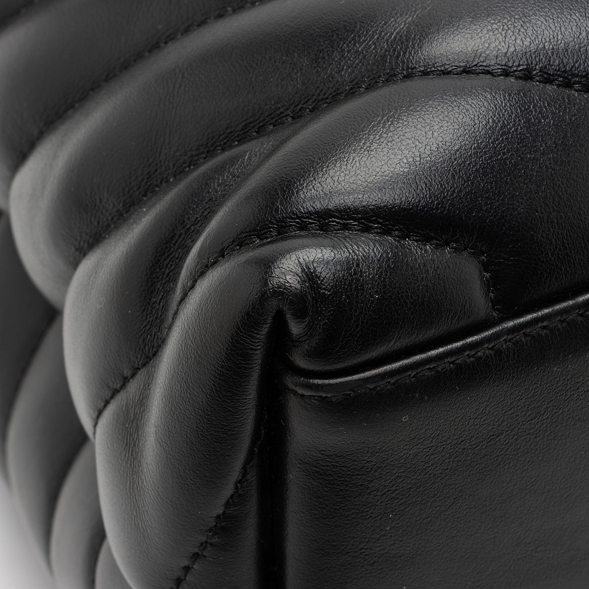 Saint Laurent Matelasse Calfskin Monogram LouLou Chain Medium Shoulder Bag