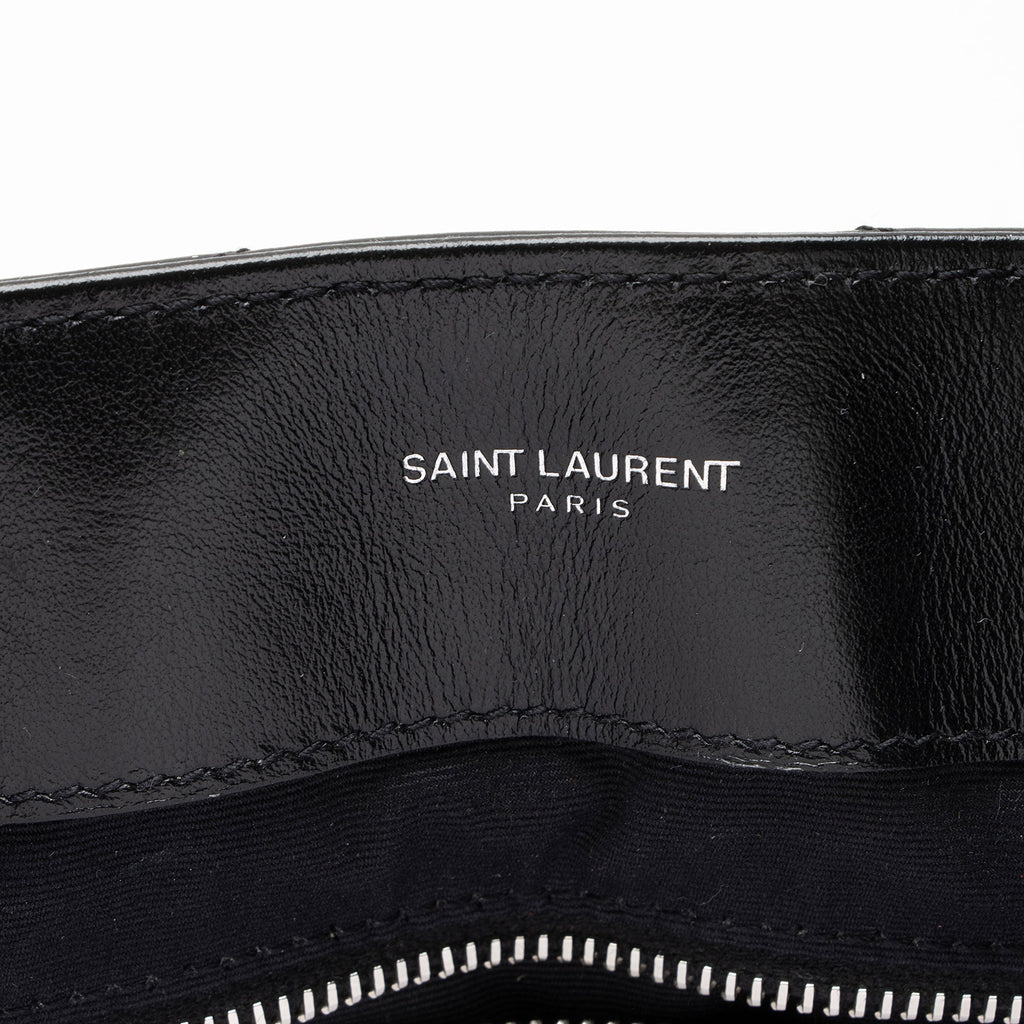 Saint Laurent Matelasse Calfskin Monogram LouLou Chain Medium Shoulder Bag