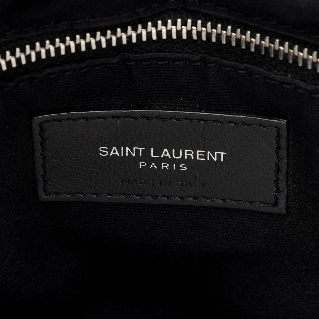 Saint Laurent Matelasse Calfskin Monogram LouLou Chain Medium Shoulder Bag