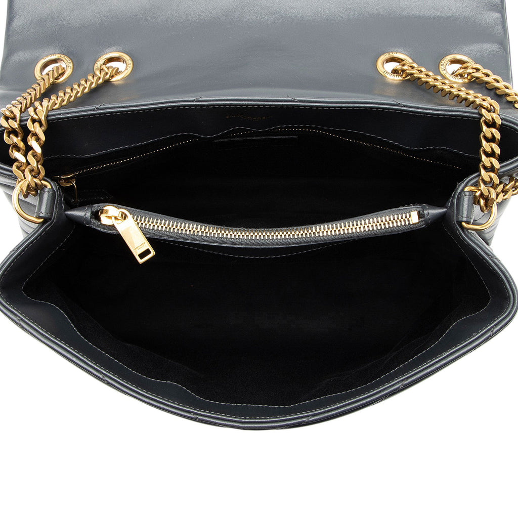 Saint Laurent Matelasse Calfskin Monogram LouLou Chain Medium Shoulder