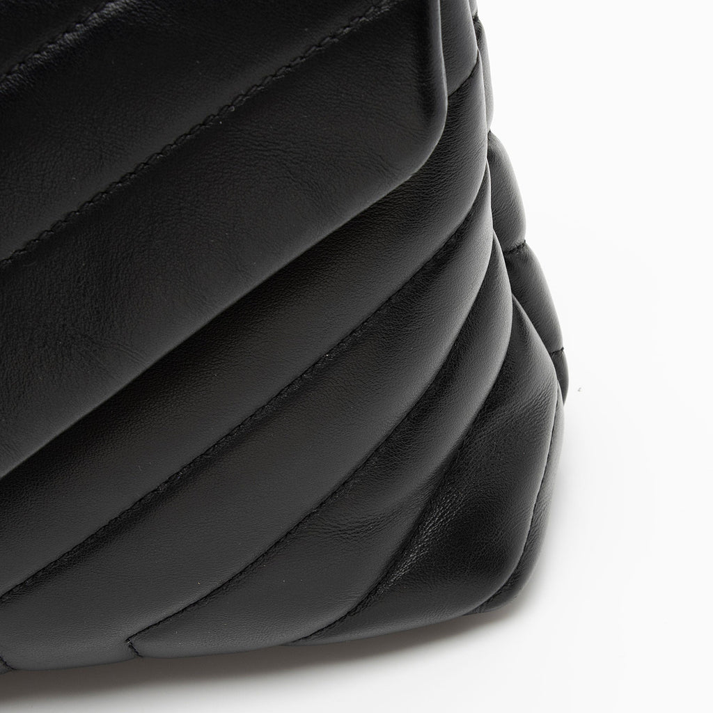 Saint Laurent Matelasse Calfskin Monogram LouLou Chain Small Crossbody Bag (SHF-XeDlWE)