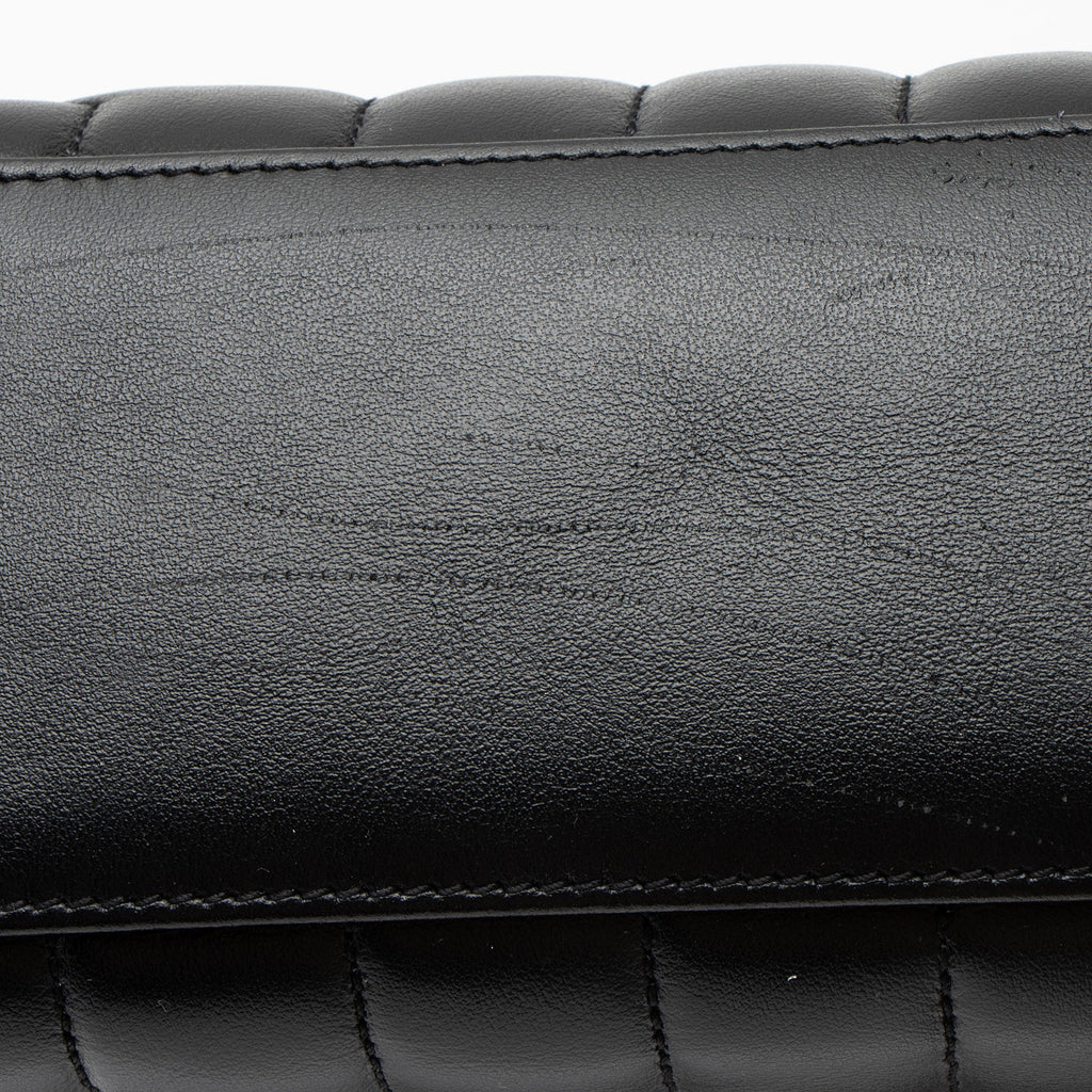 Saint Laurent Matelasse Calfskin Monogram LouLou Chain Small Shoulder Bag