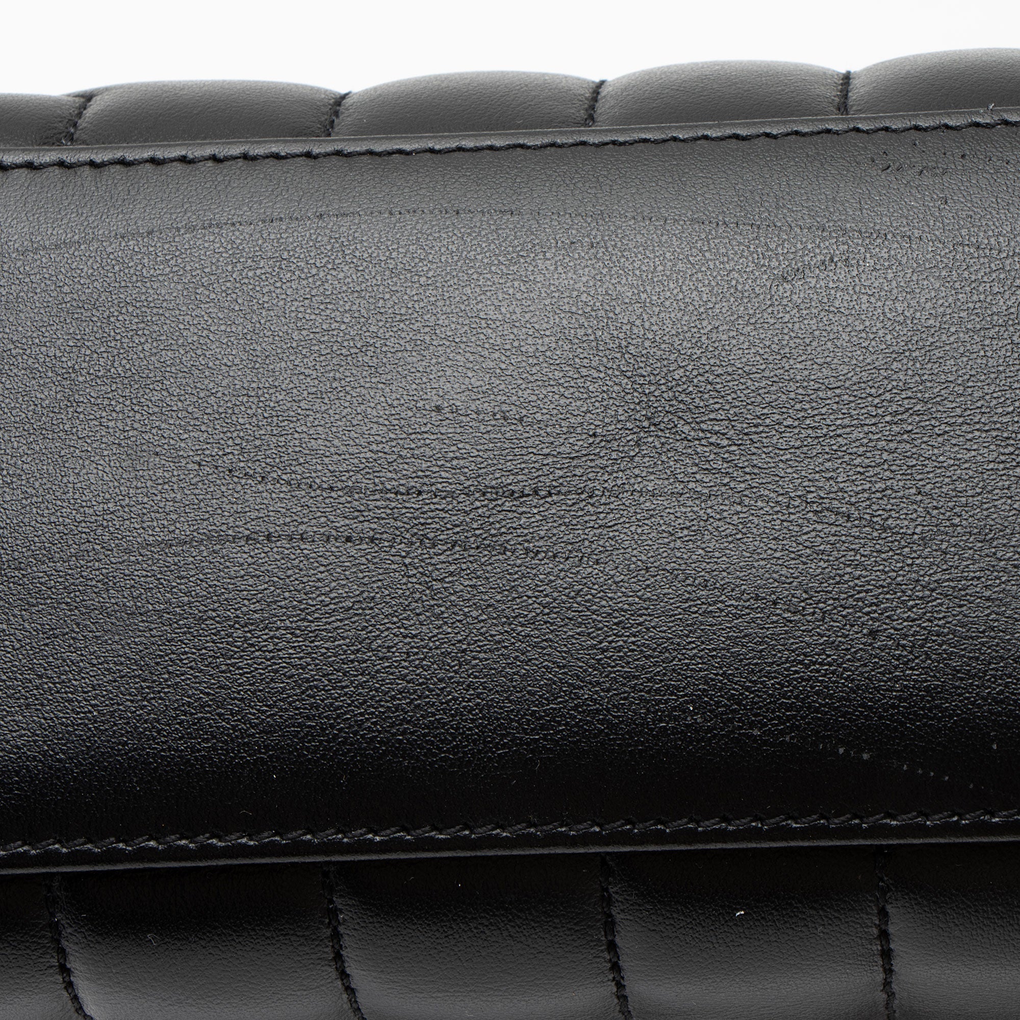 Saint Laurent Matelasse Calfskin Monogram LouLou Chain Small Shoulder Bag