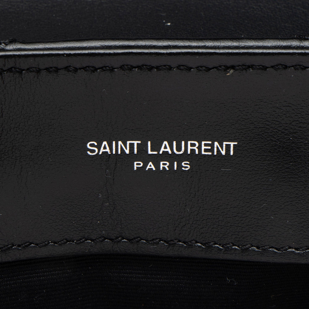 Saint Laurent Matelasse Calfskin Monogram LouLou Chain Small Shoulder Bag