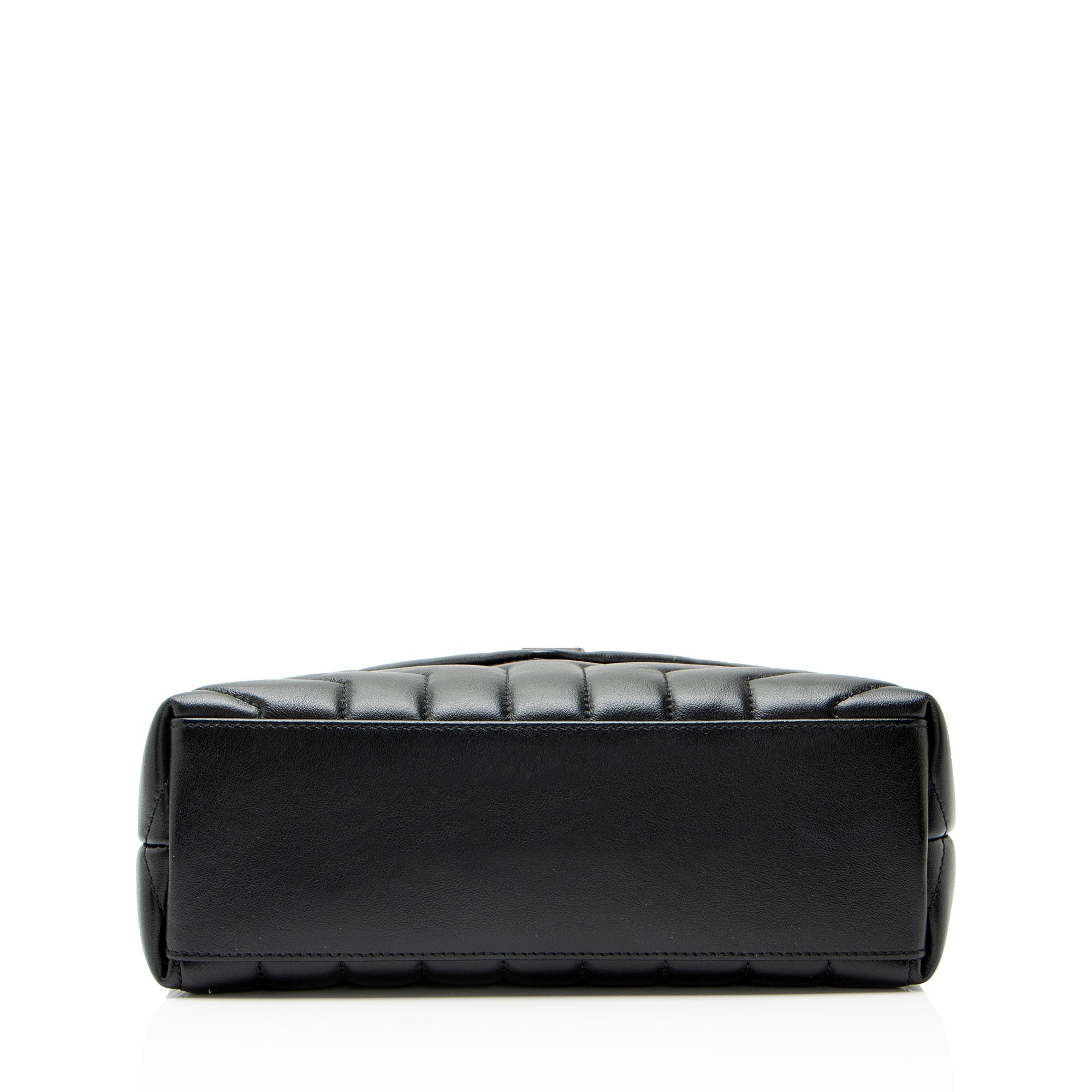 Saint Laurent Matelasse Calfskin Monogram LouLou Chain Small Shoulder Bag