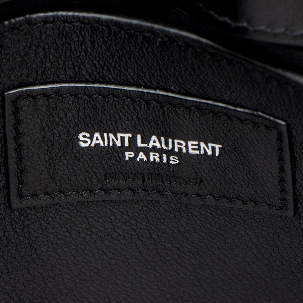 Saint Laurent Matelasse Calfskin Monogram LouLou Chain Small Shoulder Bag