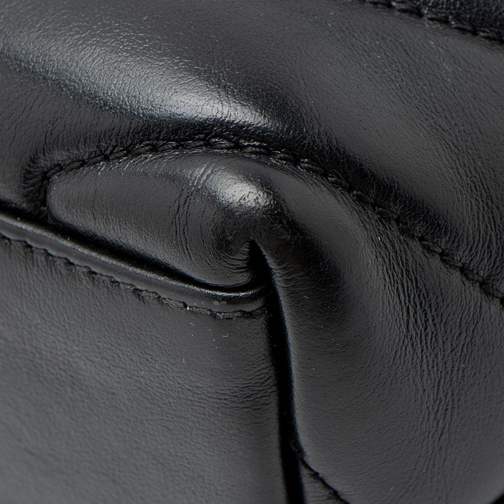 Saint Laurent Matelasse Calfskin Monogram LouLou Chain Small Shoulder Bag