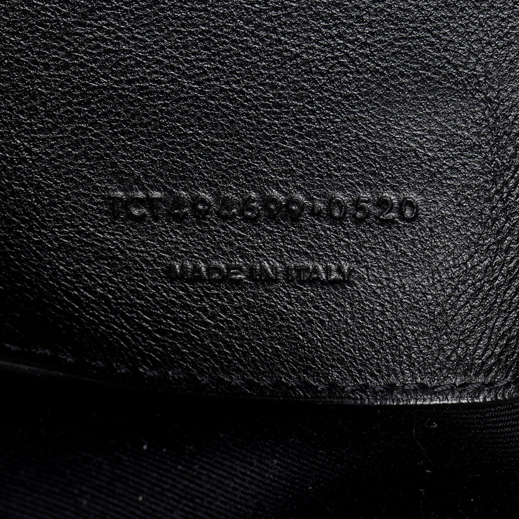 Saint Laurent Matelasse Calfskin Monogram LouLou Chain Small Shoulder Bag