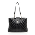 Saint Laurent Matelasse Calfskin Monogram LouLou Large Shopper Tote