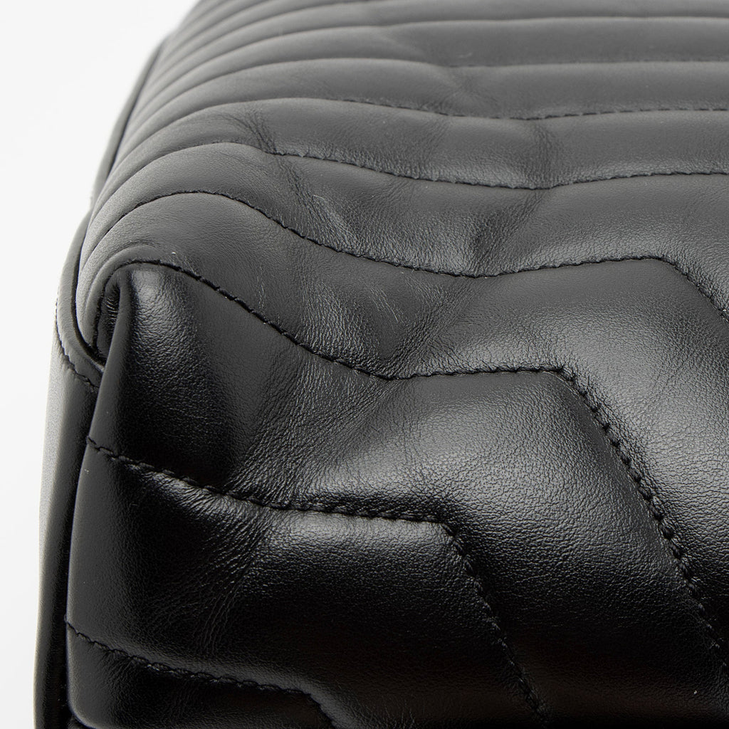 Saint Laurent Matelasse Calfskin Monogram LouLou Medium Backpack (SHF-m1rXfW)