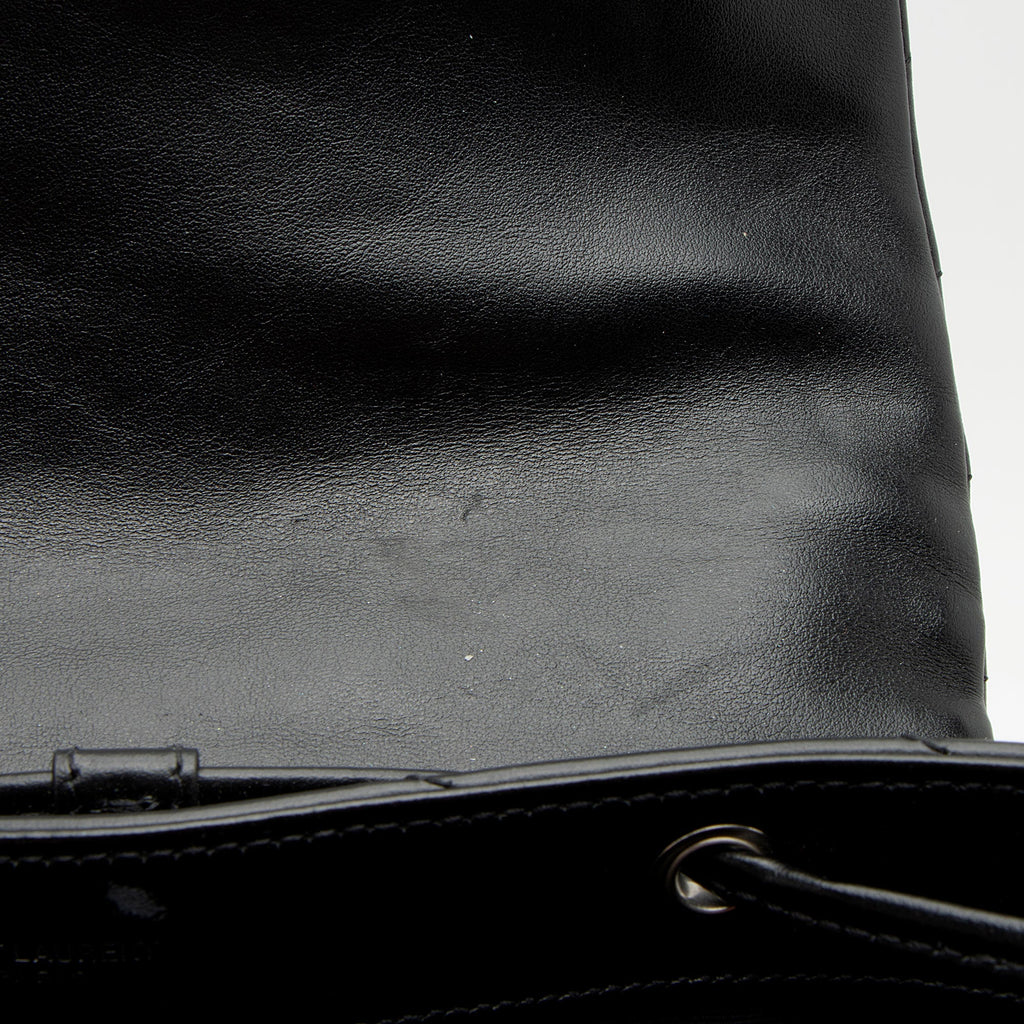 Saint Laurent Matelasse Calfskin Monogram LouLou Medium Backpack (SHF-m1rXfW)