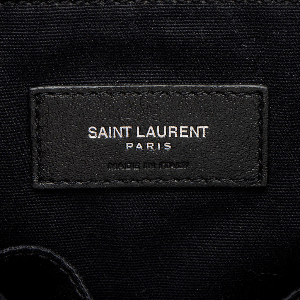 Saint Laurent Matelasse Calfskin Monogram LouLou Medium Backpack (SHF-m1rXfW)