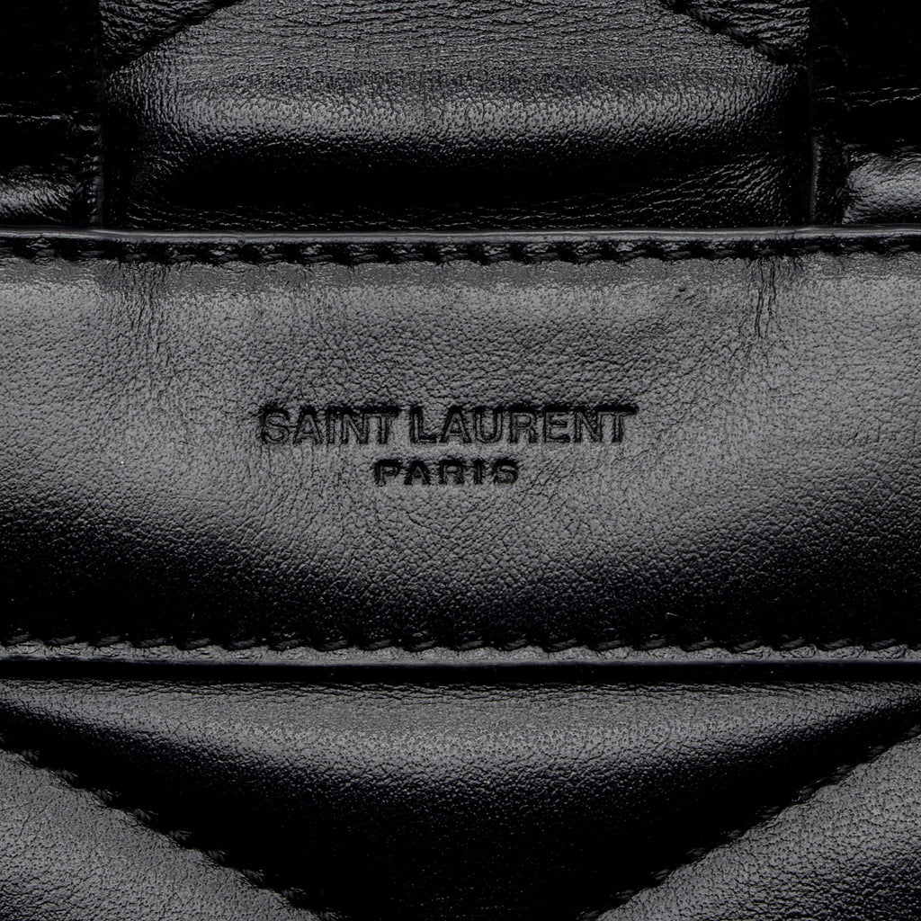 Saint Laurent Matelasse Calfskin Monogram LouLou Medium Backpack