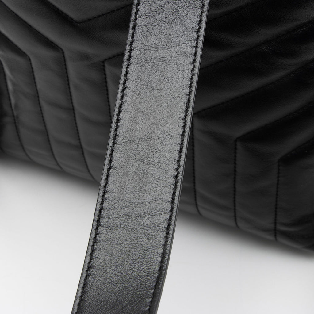 Saint Laurent Matelasse Calfskin Monogram LouLou Medium Backpack