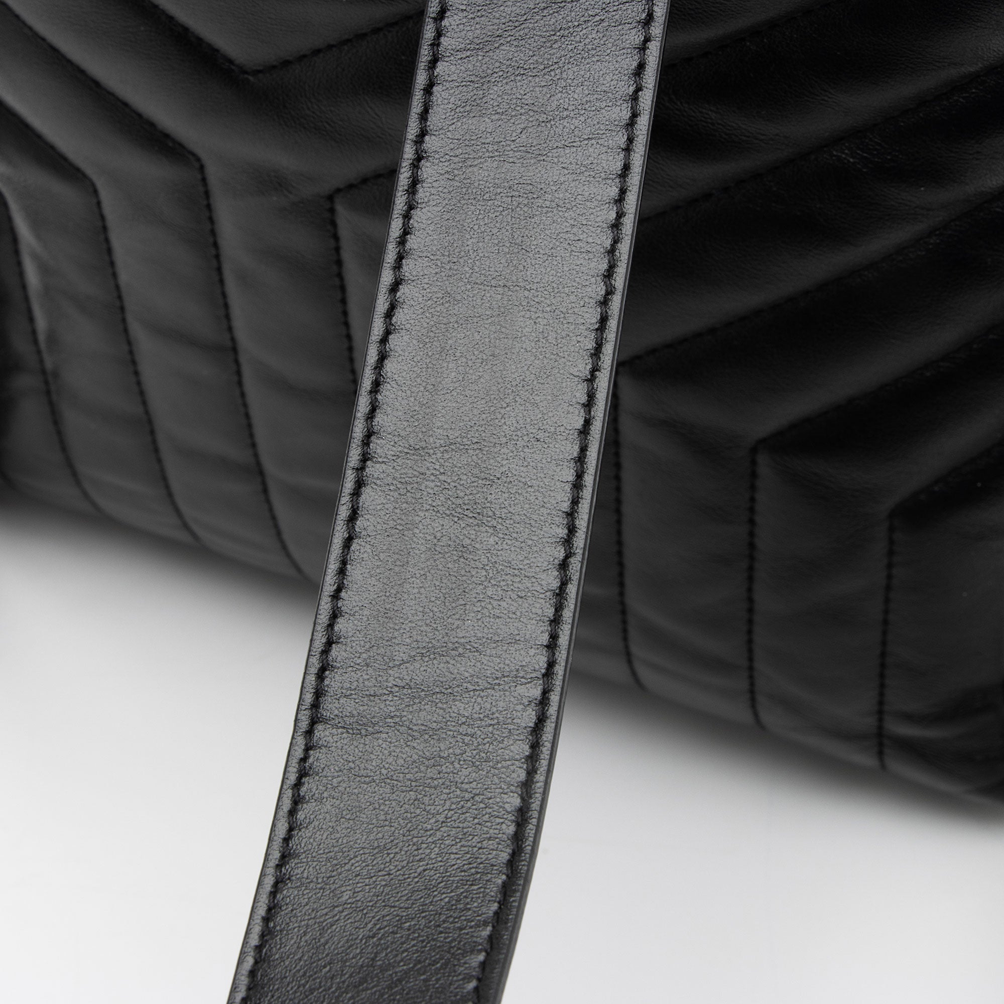 Saint Laurent Matelasse Calfskin Monogram LouLou Medium Backpack