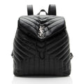 Saint Laurent Matelasse Calfskin Monogram LouLou Medium Backpack