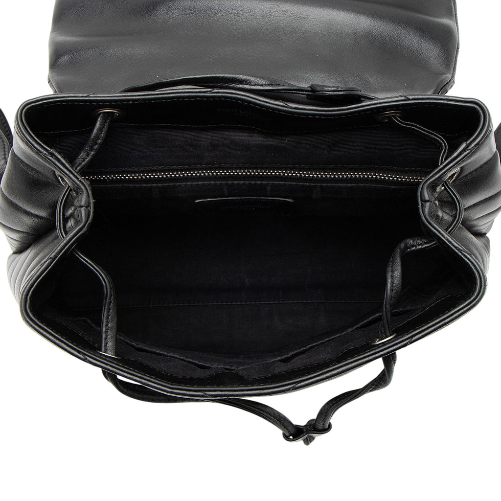 Saint Laurent Matelasse Calfskin Monogram LouLou Small Backpack