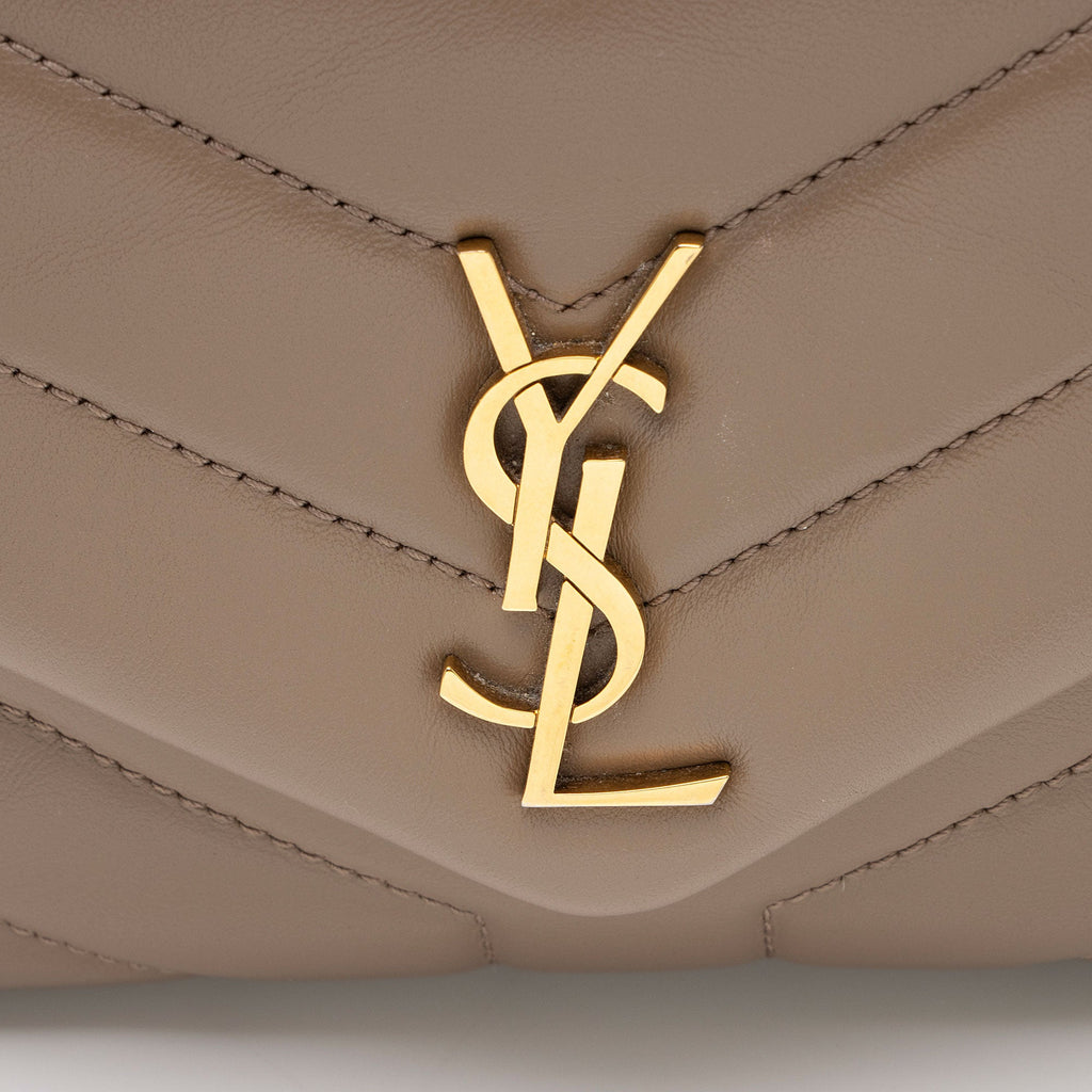 Saint Laurent Matelasse Calfskin Monogram LouLou Toy Crossbody Bag (SHF-ldIeOn)
