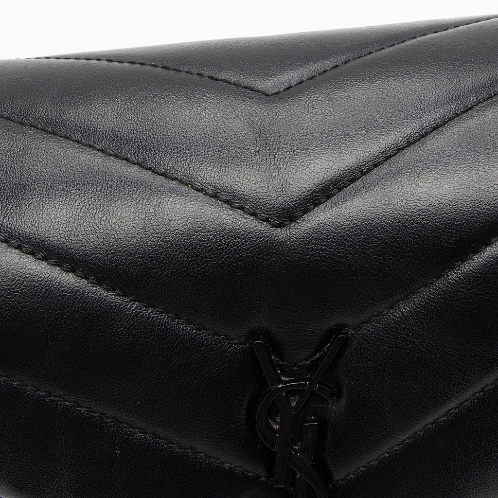 Saint Laurent Matelasse Calfskin Monogram LouLou Toy Crossbody Bag (SHF-l0zOOf)
