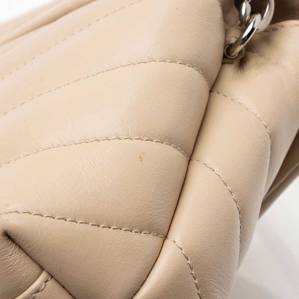 Saint Laurent Matelasse Calfskin Monogram LouLou Toy Crossbody (SHF-arg7wt)