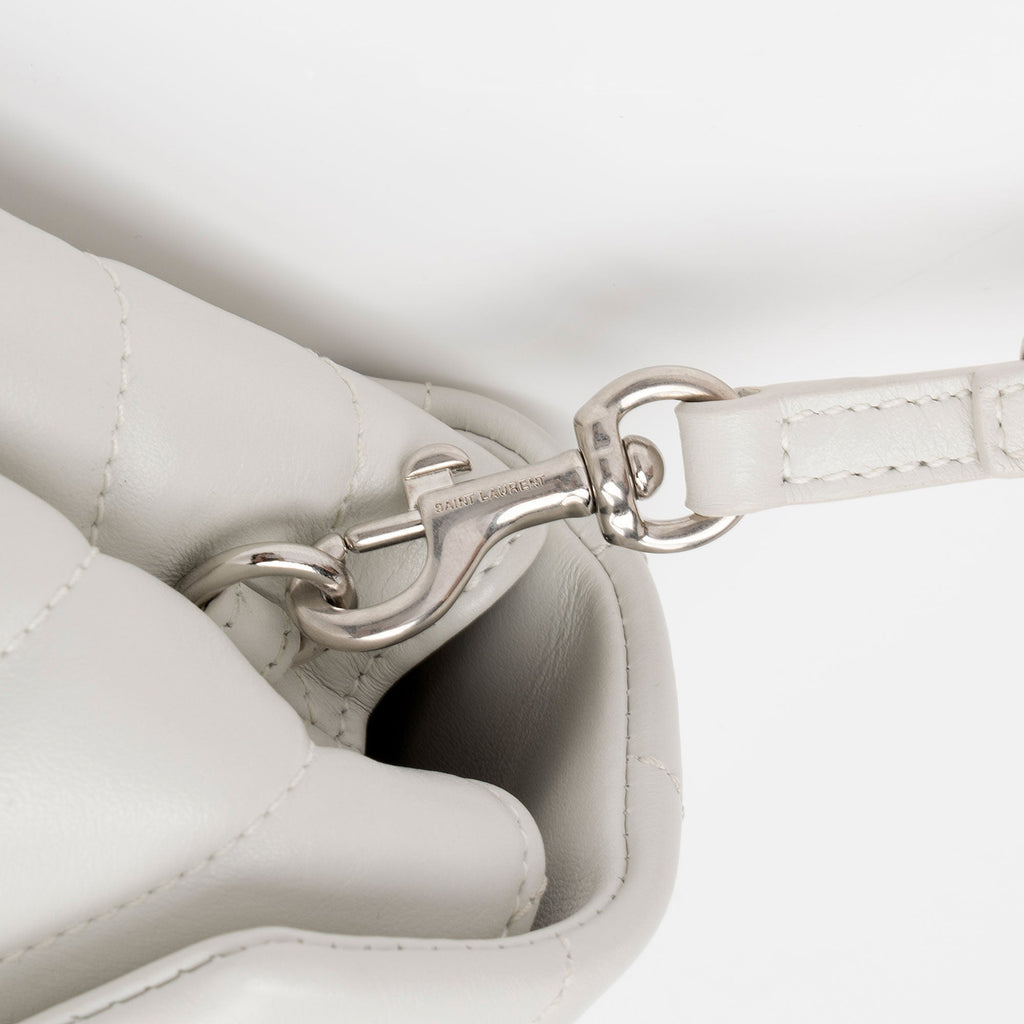 Saint Laurent Matelasse Calfskin Monogram LouLou Toy Crossbody Bag (SHF-iYanNR)