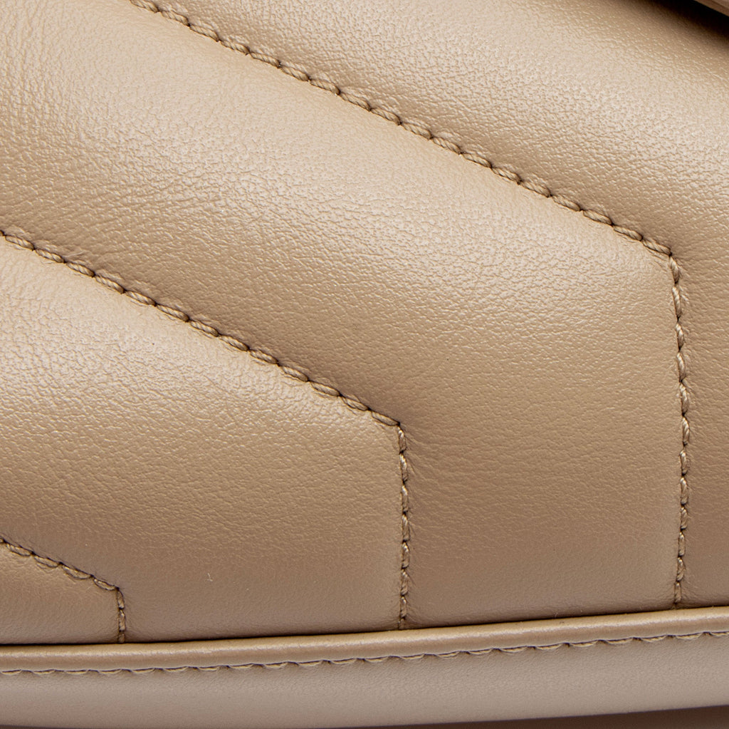 Saint Laurent Matelasse Calfskin Monogram LouLou Toy Crossbody (SHF-I8aWGS)