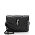 Saint Laurent Matelasse Calfskin Monogram LouLou Toy Crossbody (SHF-G6die7)