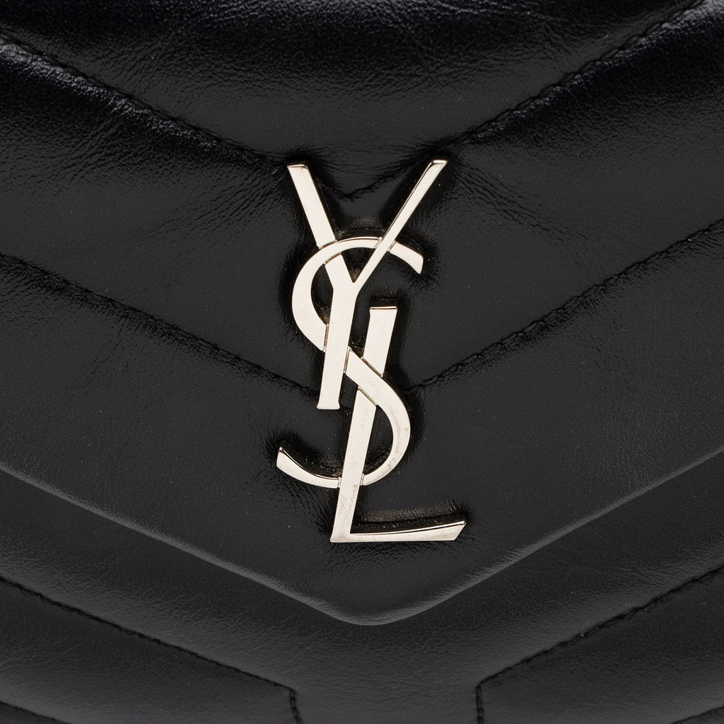 Saint Laurent Matelasse Calfskin Monogram LouLou Toy Crossbody