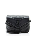 Saint Laurent Matelasse Calfskin Monogram LouLou Toy Crossbody
