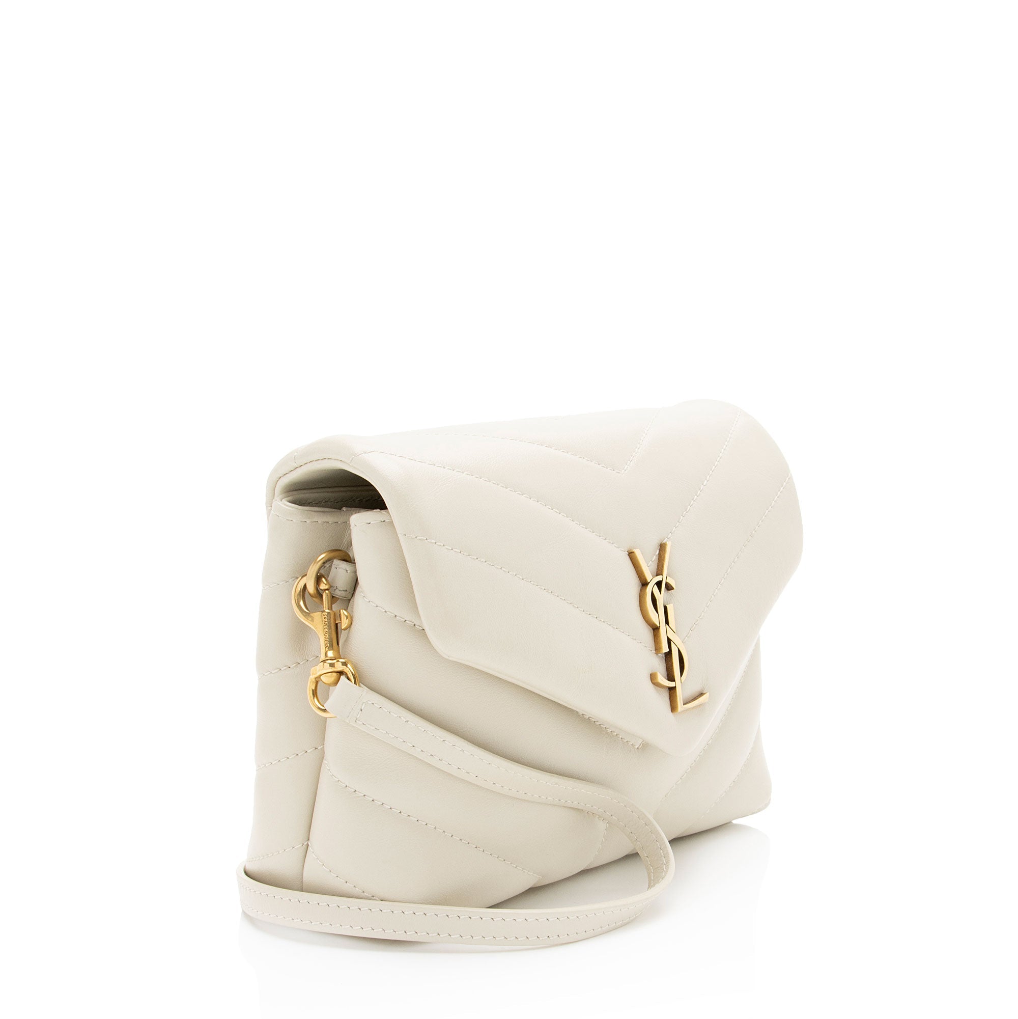 Saint Laurent Matelasse Calfskin Monogram LouLou Toy Crossbody