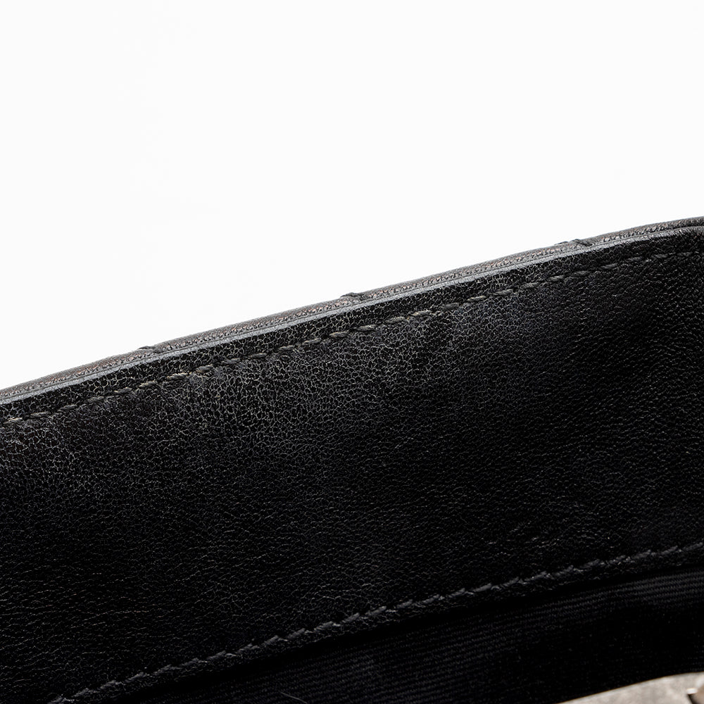 Saint Laurent Matelasse Calfskin Monogram Medium College Top Handle Bag (SHF-21595)