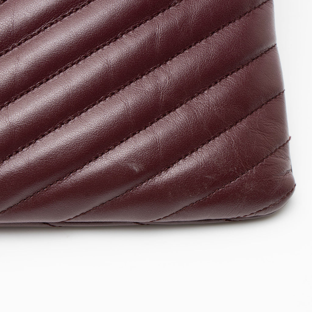 Saint Laurent Matelasse Calfskin Monogram Medium Wristlet