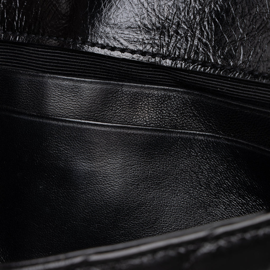 Saint Laurent Matelasse Calfskin Monogram Punk Chain Baby Crossbody Bag (SHF-22834)