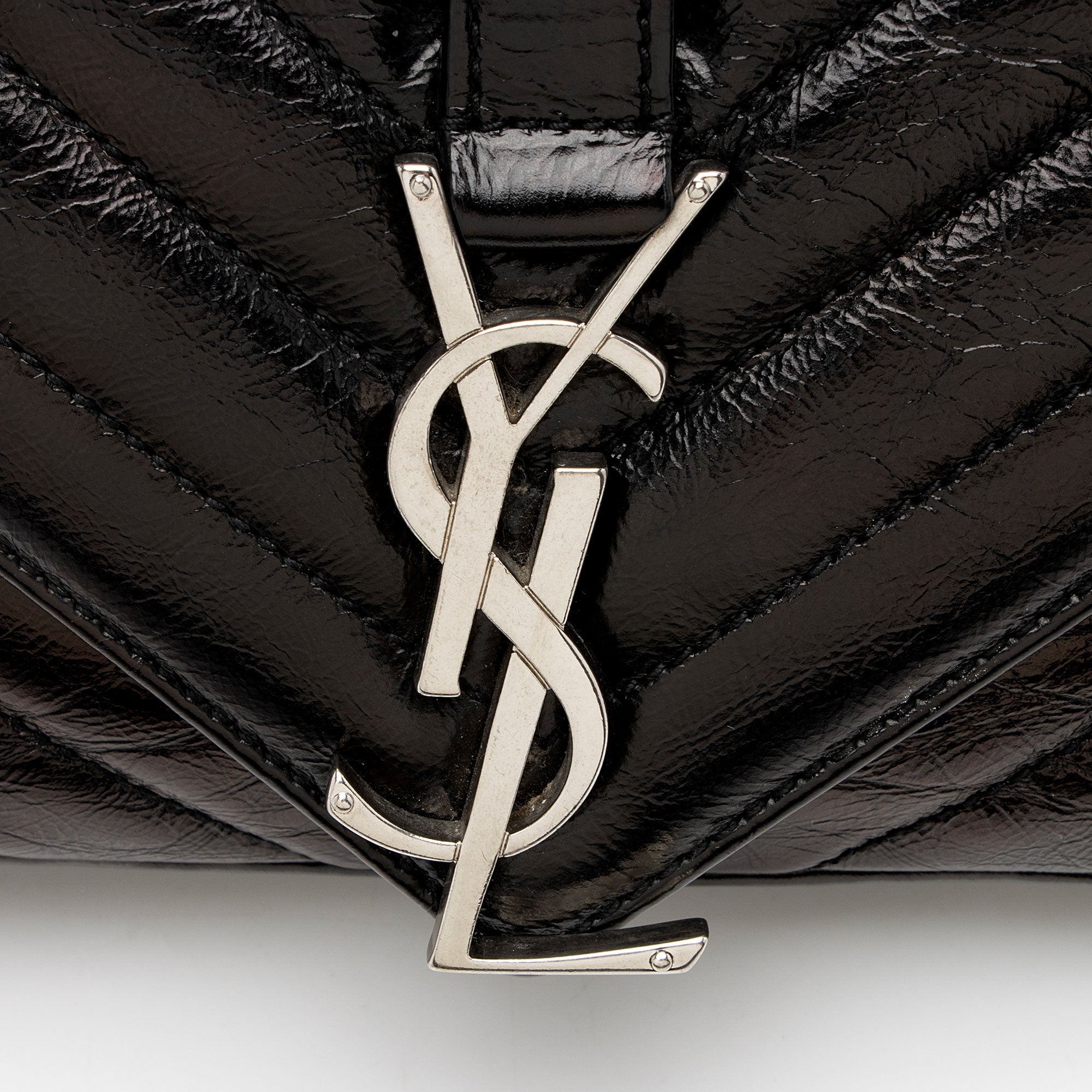 Saint Laurent Matelasse Calfskin Monogram Punk Chain Baby Crossbody