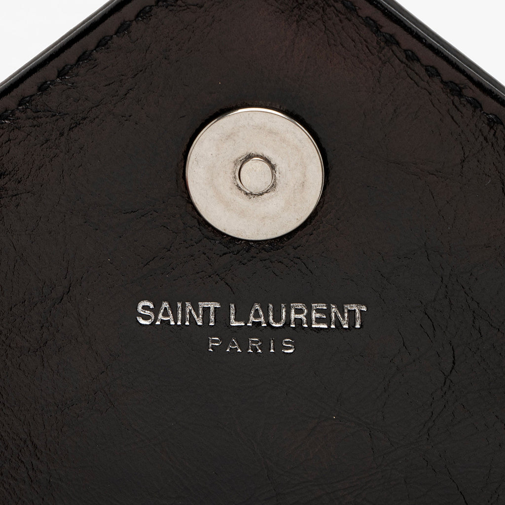 Saint Laurent Matelasse Calfskin Monogram Punk Chain Baby Crossbody