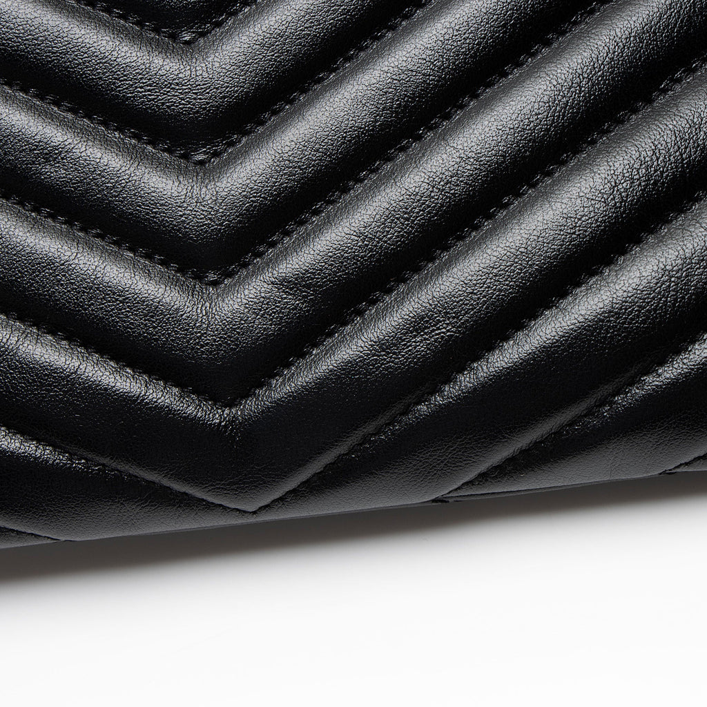 Saint Laurent Matelasse Calfskin Monogram Small Wristlet