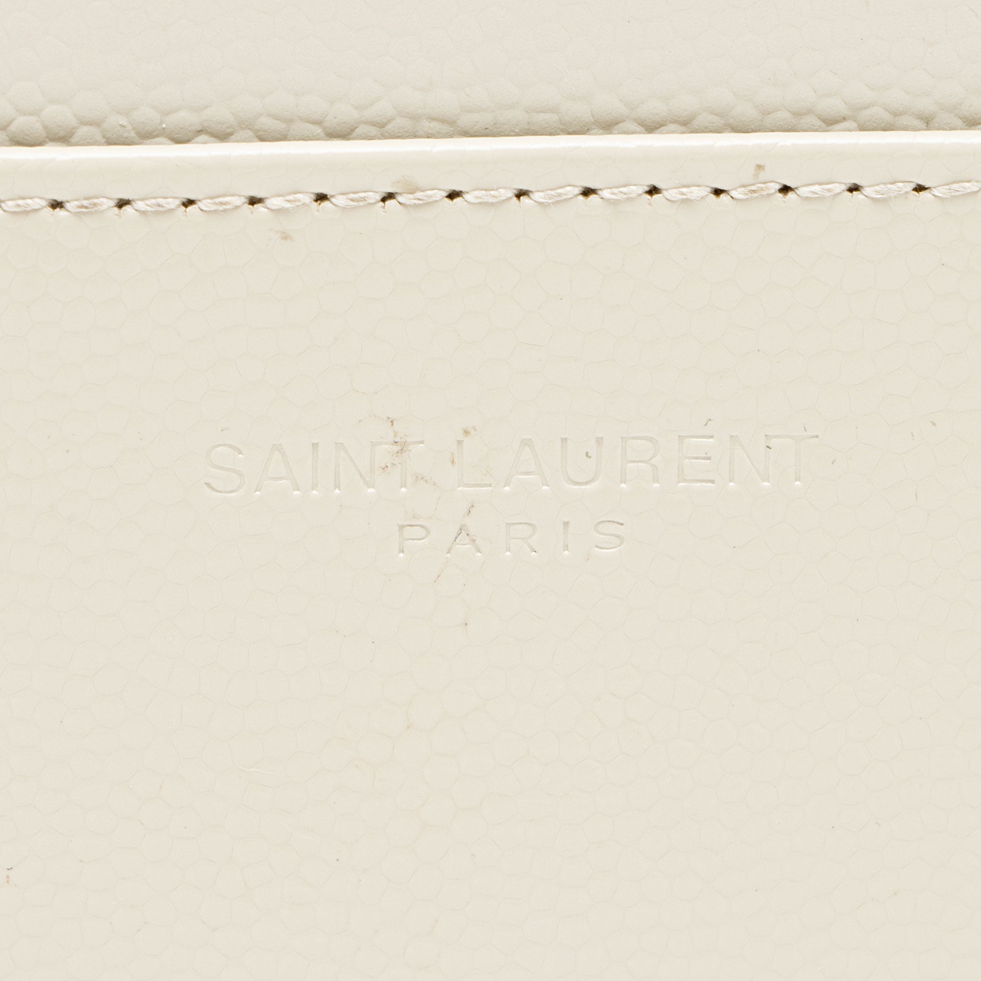 Saint Laurent Matelasse Grain de Poudre Monogram Cassandra Large Bill Pouch