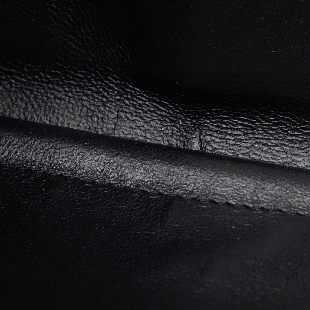 Saint Laurent Matelasse Grain de Poudre Monogram Chain Wallet - FINAL SALE