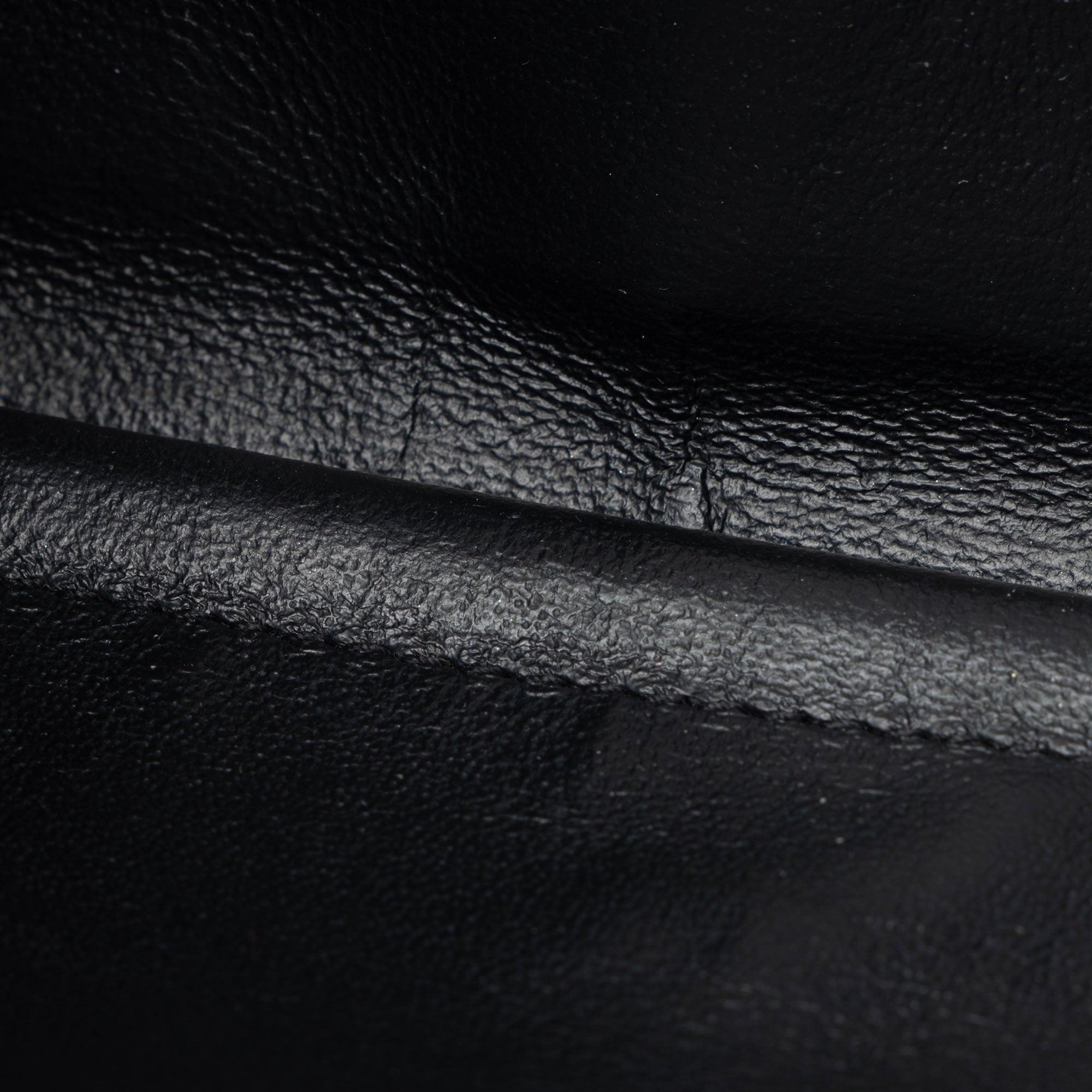 Saint Laurent Matelasse Grain de Poudre Monogram Chain Wallet - FINAL SALE
