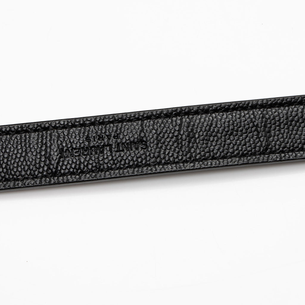 Saint Laurent Matelasse Grain de Poudre Monogram Large Shoulder Bag