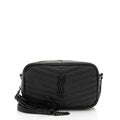 Saint Laurent Matelasse Grain de Poudre Monogram Lou Mini Camera Bag