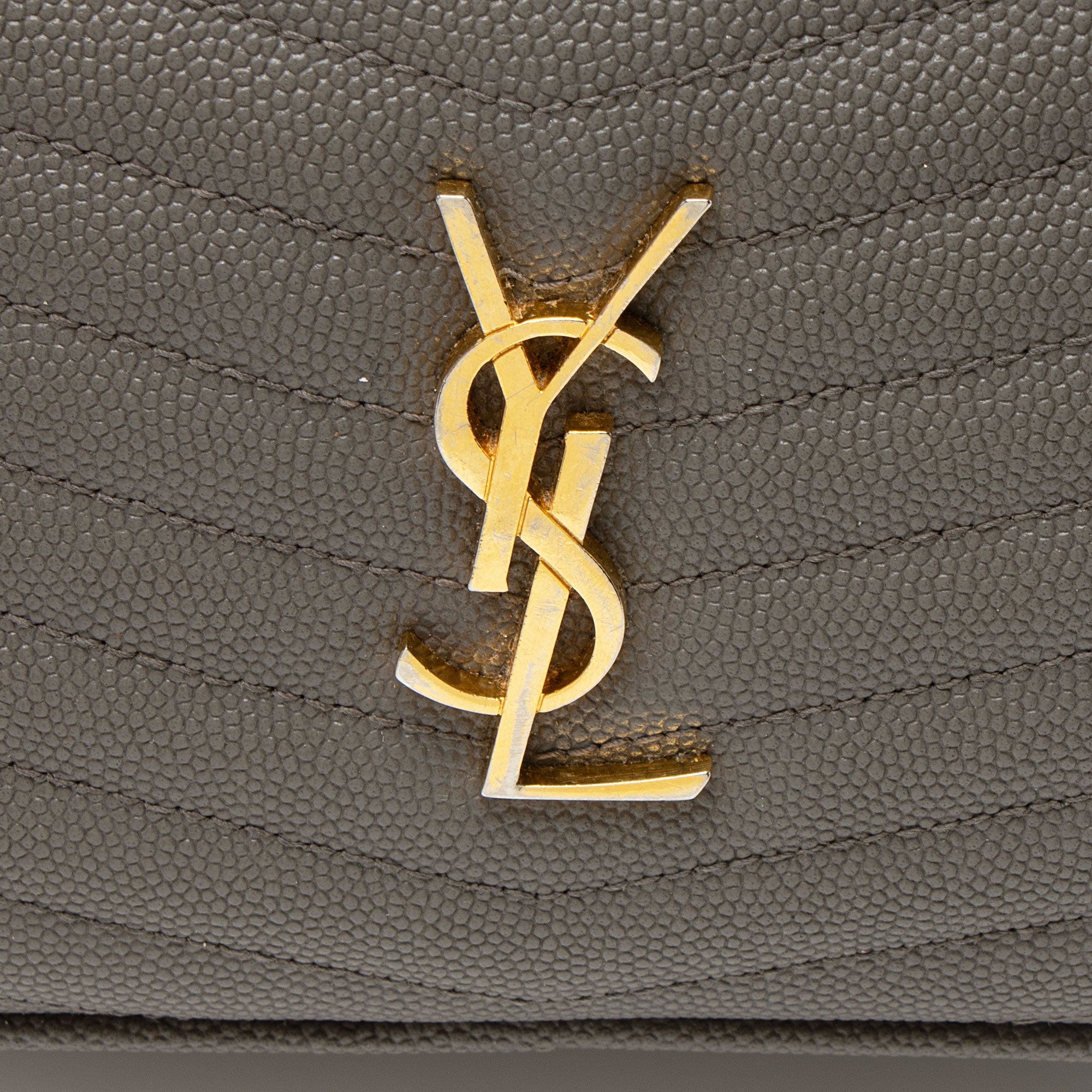 Saint Laurent Matelasse Grain de Poudre Monogram Lou Mini Camera Bag