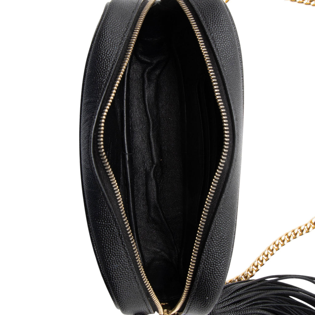 Saint Laurent Matelasse Grain de Poudre Monogram Lou Mini Camera Bag