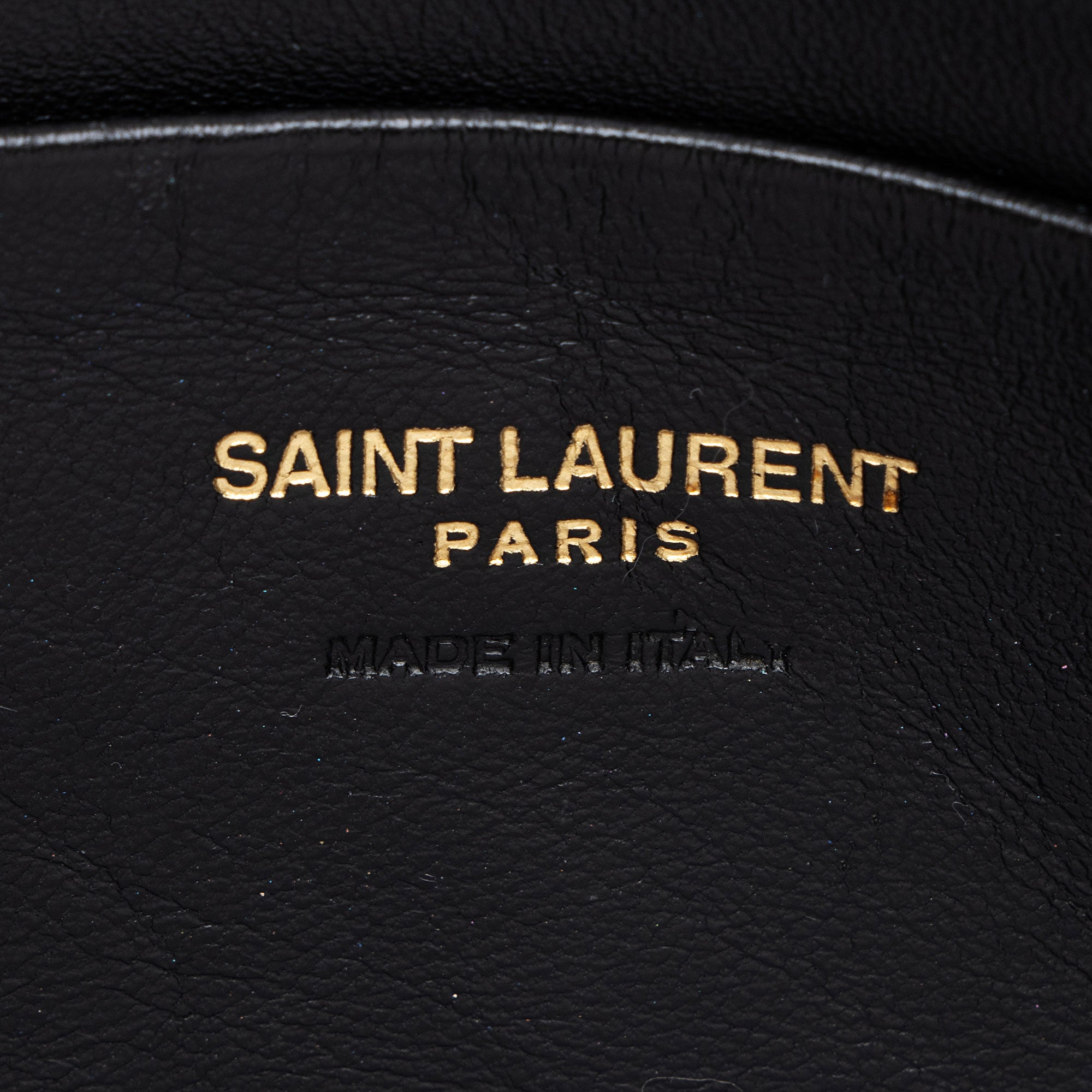 Saint Laurent Matelasse Grain de Poudre Monogram Lou Mini Camera Bag