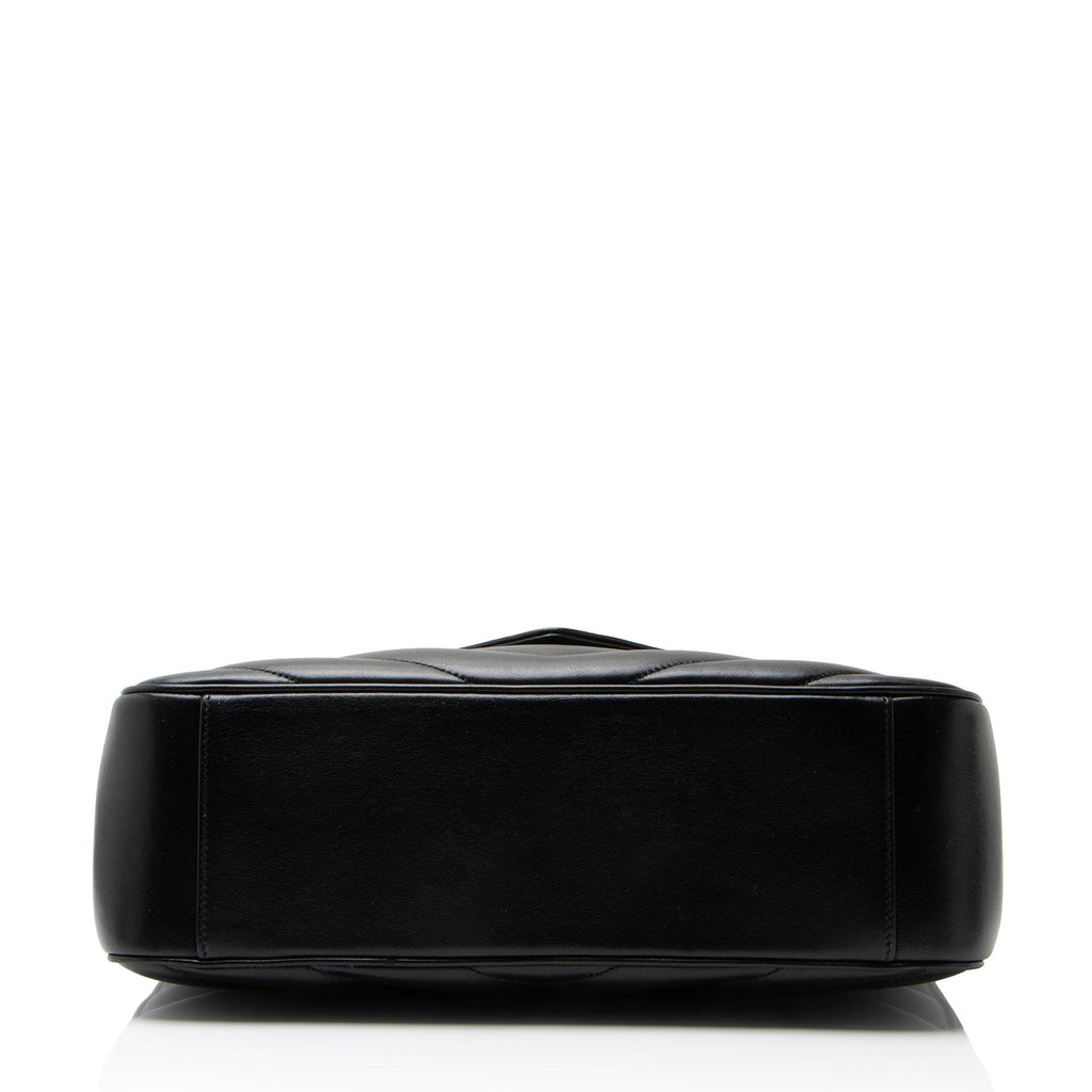 Saint Laurent Matelasse Lambskin Monogram LouLou Large NM Shoulder Bag