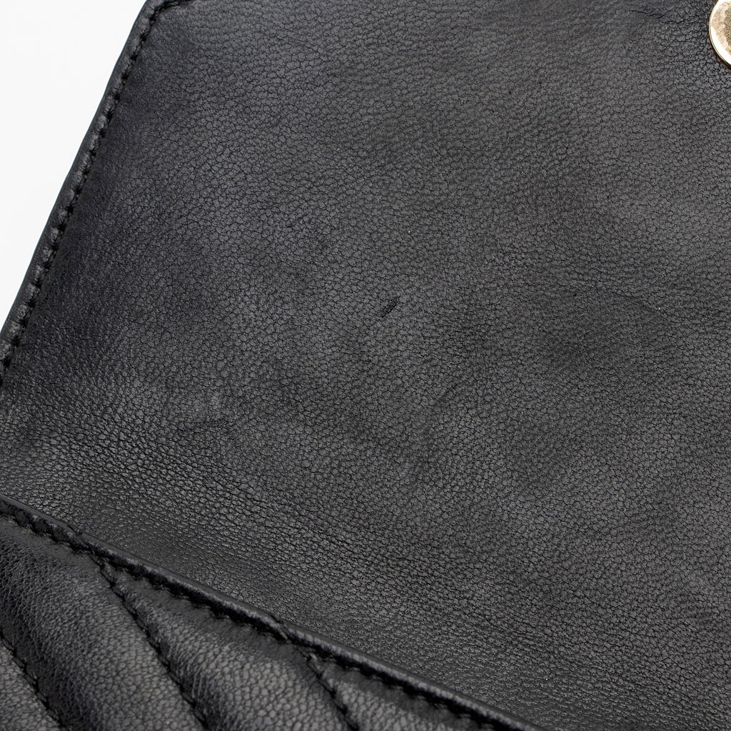 Saint Laurent Matelasse Lambskin Monogram Small Double Flap Bag