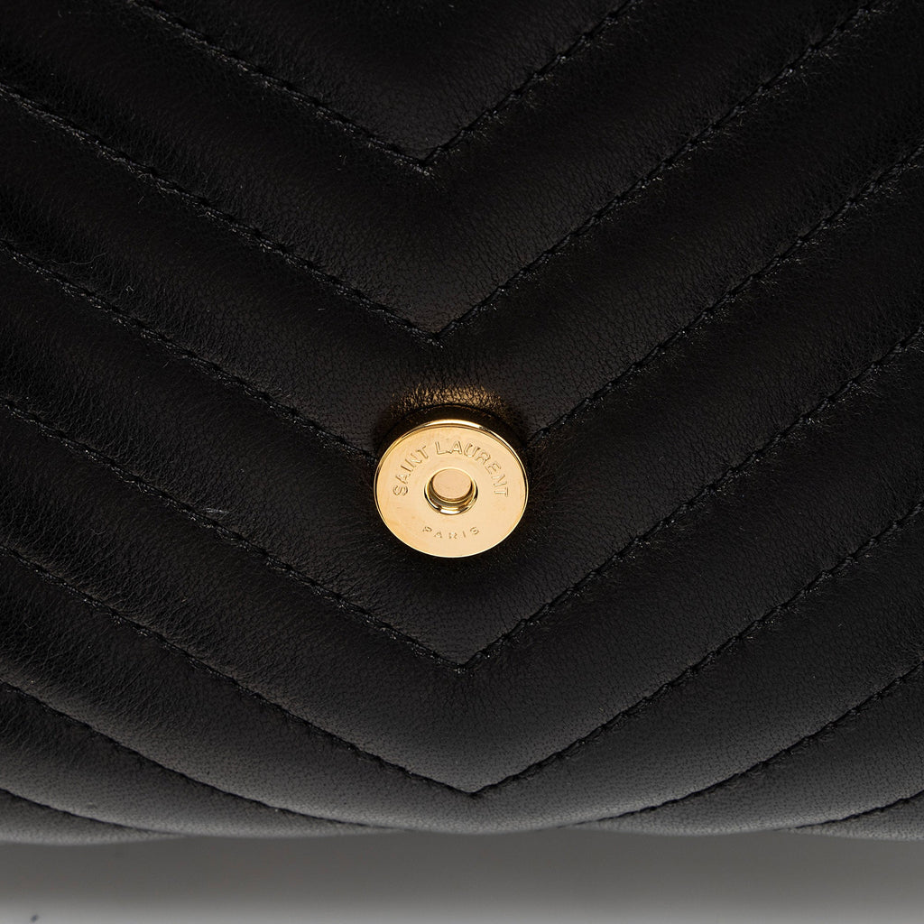 Saint Laurent Matelasse Lambskin Tweed Monogram Joe Backpack (SHF-akbPI0)