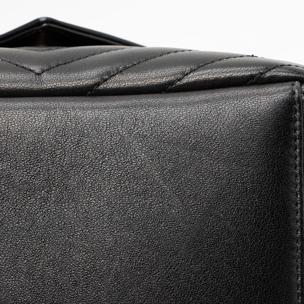 Saint Laurent Matelasse Lambskin Tweed Monogram Joe Backpack (SHF-akbPI0)
