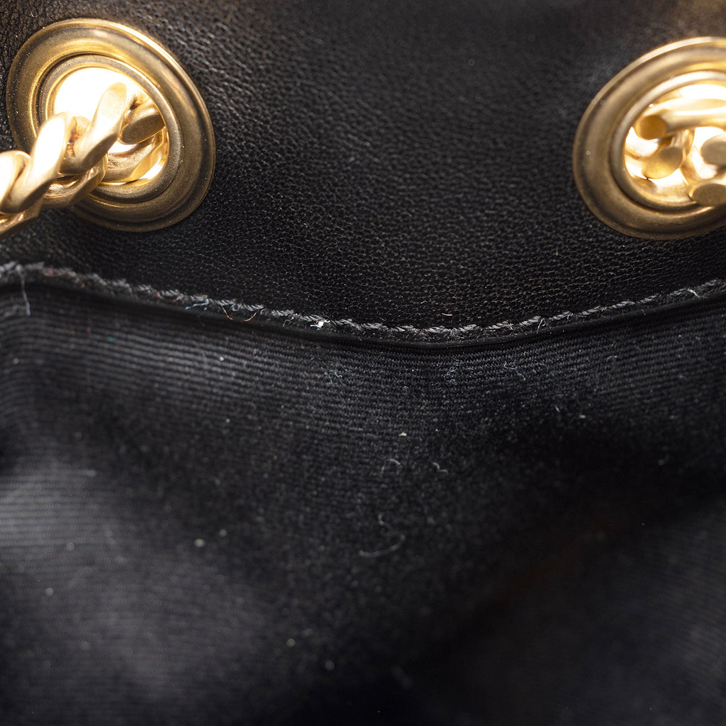 Saint Laurent Matelasse Lambskin Tweed Monogram Joe Backpack (SHF-akbPI0)